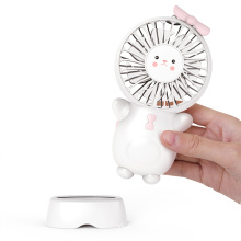 Baby Gifts Cute Design Mini Micro Handy USB Portable Fan With Led Light